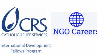 Catholic Relief Services (CRS) International Development Fellows Program - APPLY NOW